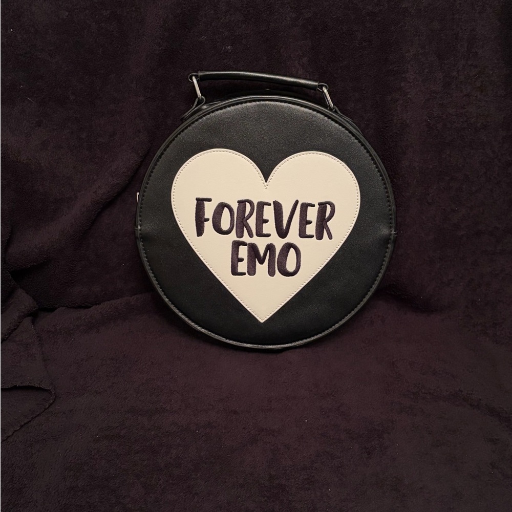 Forever Emo Circle Convertible Bag - Black (NWT) - Picture 2 of 4